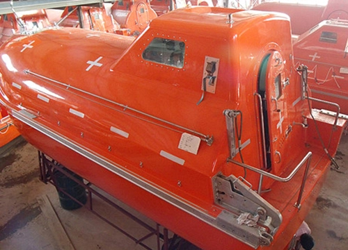 F.R.P Gesloten Vrije Val Reddingsboot