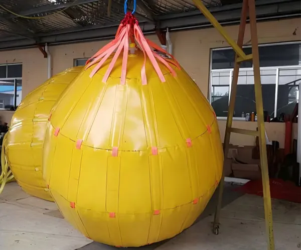 Leveranciers van 100-tons parachute-duty PVC onderwater lucht hefzakken