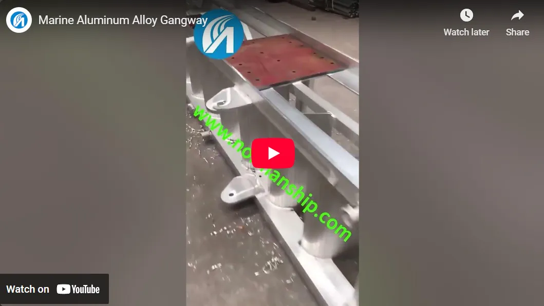 Marine aluminiumlegering gangboord