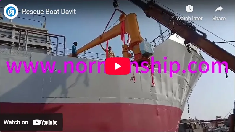 Reddingsbootdavit